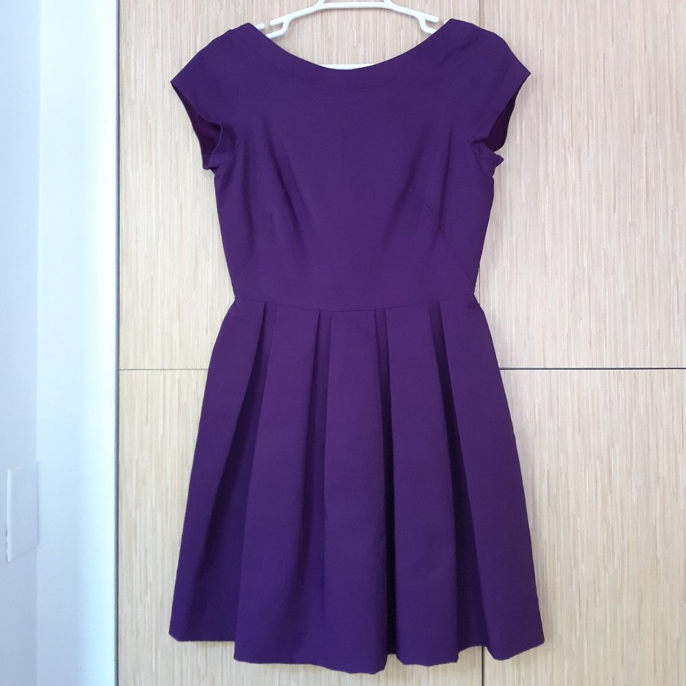 French Connection | Purple Fit-and-Flare Dress